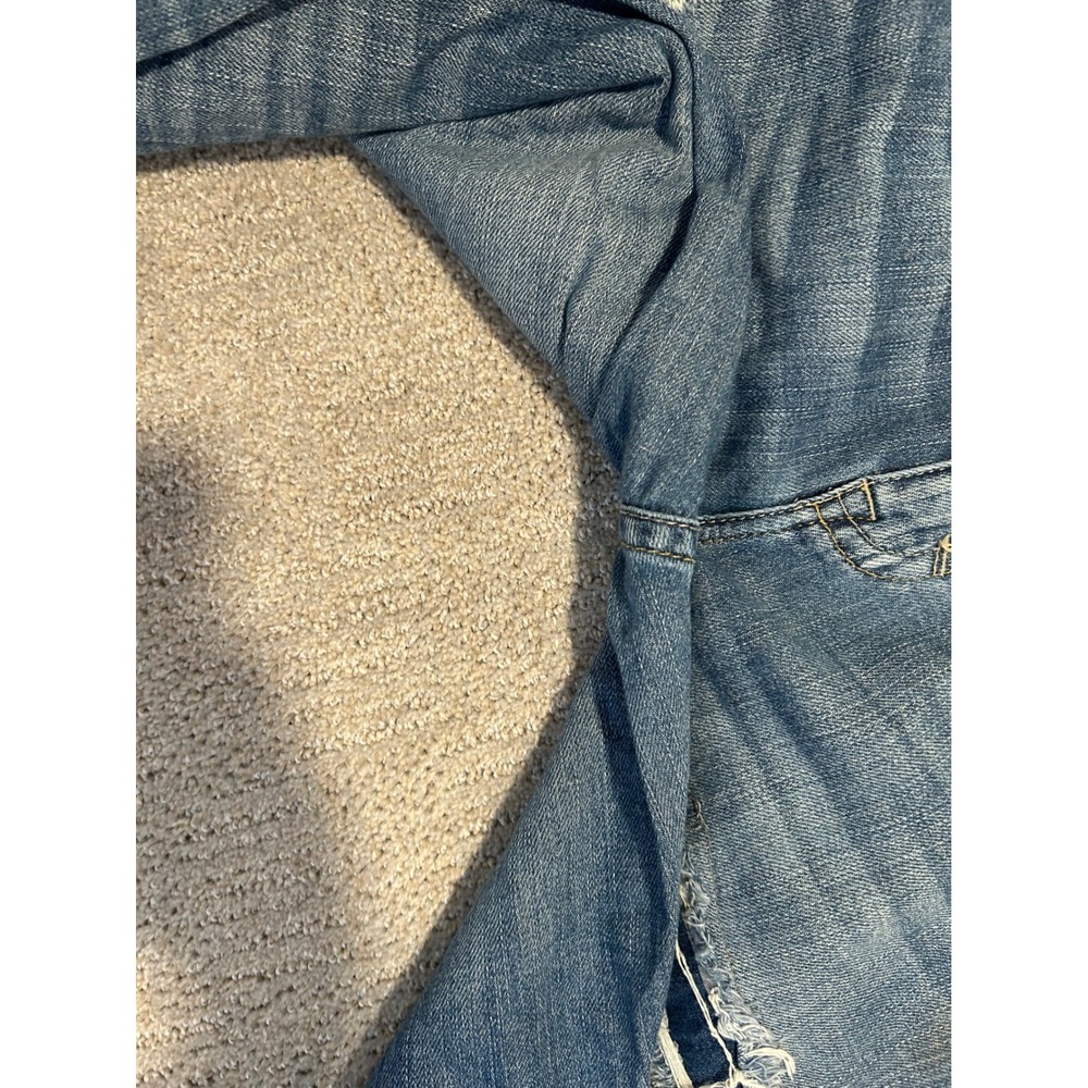 BKE Aiden Bootleg Jeans Mens 32R Medium Wash Distressed Denim Blue Pants - Picture 4 of 5